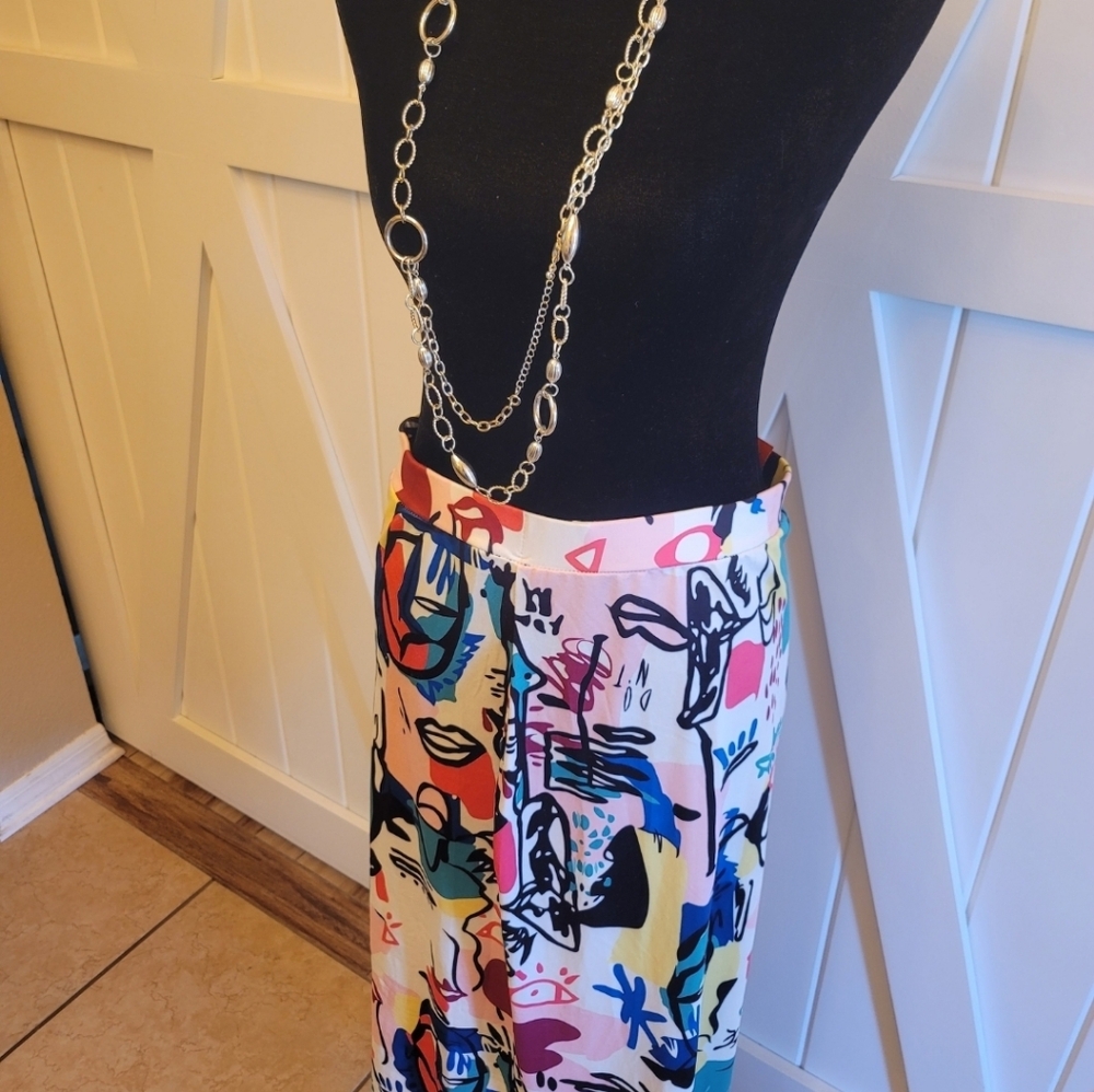 Colorful Abstract Women's Pencil Skirt
